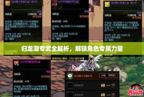 归龙潮专武全解析，解锁角色专属力量